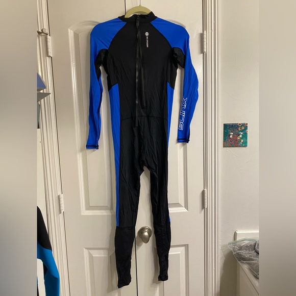 Full Body Dive Skin Wetsuit RashGuard UV Protection One Piece Swimwear XL XS - Picture 6 of 12